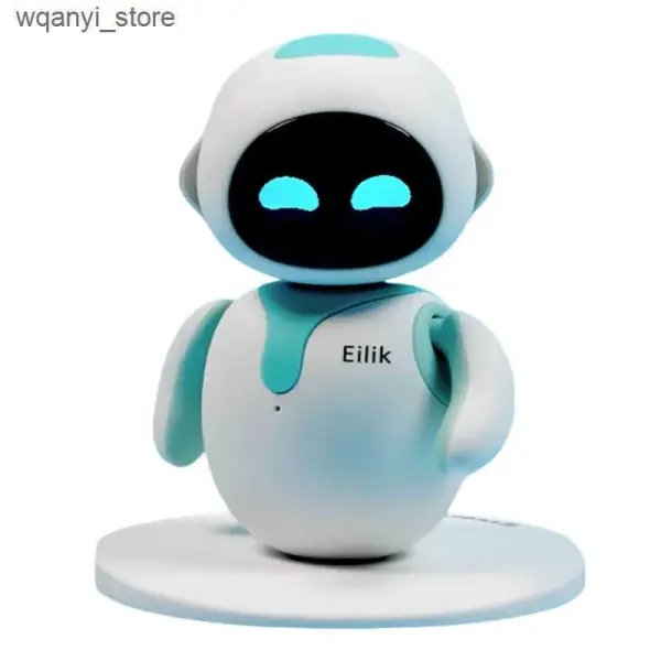 Electronics Robots Duo Pack Eilik Robot Intelligent Accommodation Cute Blue Artificial Intelligence Robot Children and Adults Desktop Pets